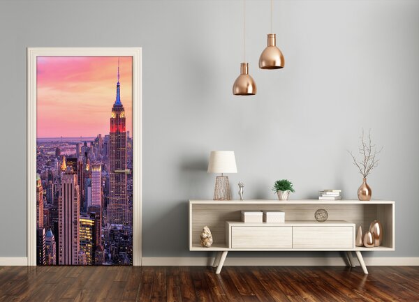 Fototapeta samolepiace na dvere New York zachód 95x205 cm