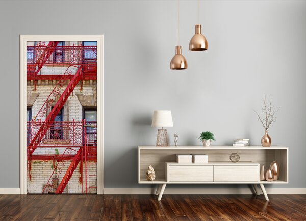 Fototapeta samolepiace na dvere taliansky dom 75x205 cm