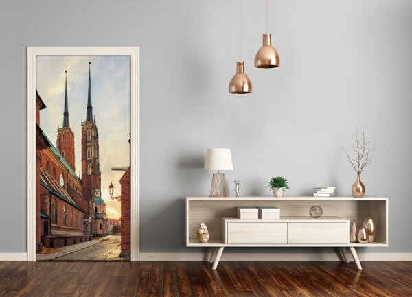 Fototapeta samolepiace na dvere Vratislav Poľsko 85x205 cm