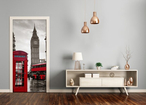 Fototapeta samolepiace na dvere Elizabeth Tower Londýn 85x205 cm