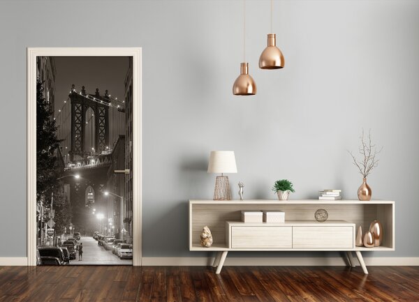 Fototapeta samolepiace dvere Manhattan New York 85x205 cm