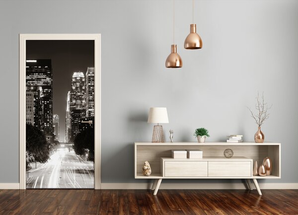 Fototapeta samolepiace na dvere Los Angeles noc 75x205 cm