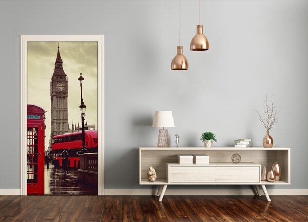 Fototapeta samolepiace na dvere Elizabeth Tower Londýn 85x205 cm