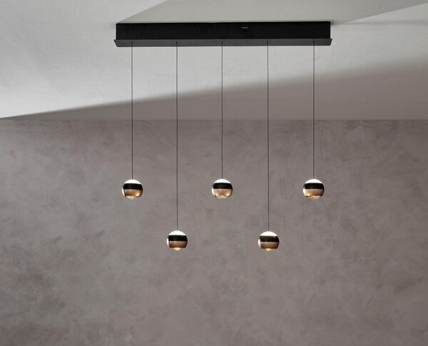ZÁVESNÉ LED SVIETIDLO, 100/10,5/200 cm Trio Leuchten - Interiérové svietidlá