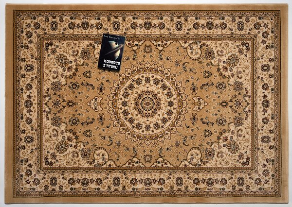 Spoltex, Kusový koberec Salyut beige 1566 A, 120x170, béžová, kancelária
