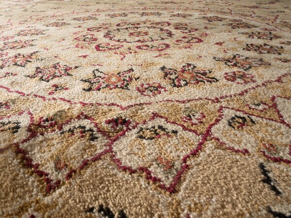 Spoltex, Kusový koberec Salyut beige 1566 A, 120x170, béžová, kancelária