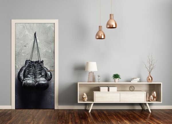 Fototapeta samolepiace dvere boxerské rukavice 85x205 cm