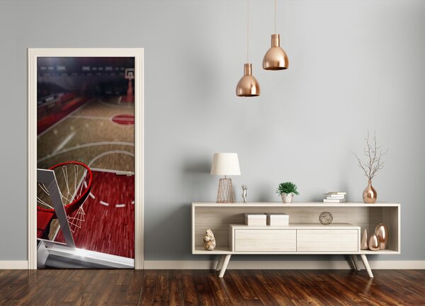 Fototapeta samolepiace dvere basketbal ihrisko 85x205 cm
