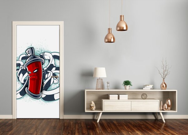 Fototapeta samolepiace na dvere graffiti 85x205 cm