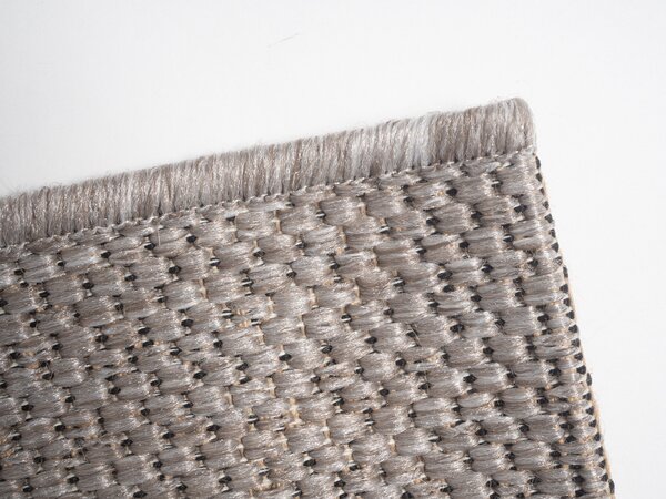 Devos Caby (DC Carpets) , Kusový koberec FLOORLUX Silver / Black 20079 Spoltex – na von aj na doma, 240x330, béžová, chodba / predsieň