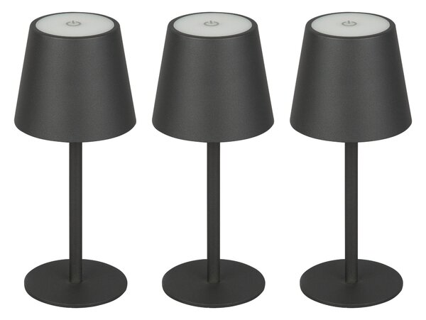 NABÍJATEĽNÁ STOLNÁ LAMPA 8,6/20,3 cm Novel - Vonkajšie osvetlenie