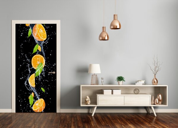 Fototapeta na dvere samolepiace pomaranče 95x205 cm