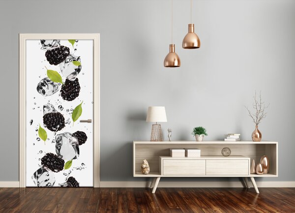 Fototapeta na dvere samolepiace ostružina a voda 75x205 cm