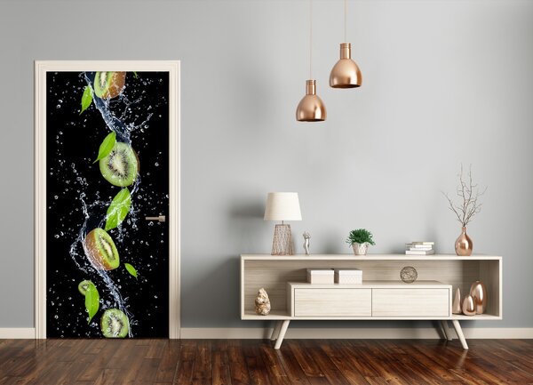 Fototapeta na dvere do domu samolepiace kiwi 75x205 cm
