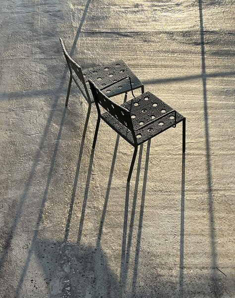 HAY Stolička Balcony Armchair, anthracite