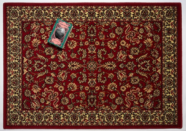Spoltex, Kusový koberec Samira New Red 12002-011, 60x110, červená, chodba / predsieň