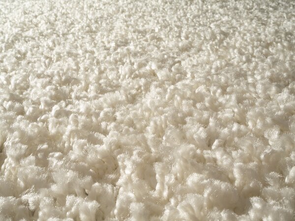 Mono Carpet , Kusový koberec Efor Shaggy 2137 Cream, 80x150, biela, obývacia izba