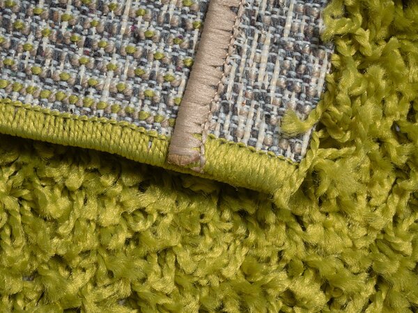 Mono Carpet , Kusový koberec Efor Shaggy 1903 Green, 80x150, zelená, obývacia izba