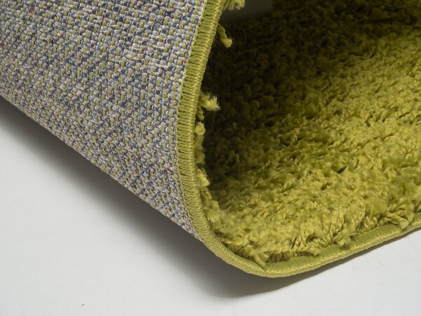 Mono Carpet , Kusový koberec Efor Shaggy 1903 Green, 80x150, zelená, obývacia izba