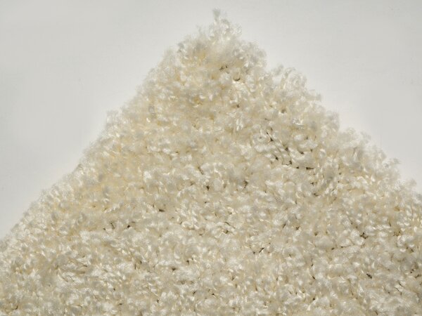 Mono Carpet , Kusový koberec Efor Shaggy 2137 Cream, 80x150, biela, obývacia izba