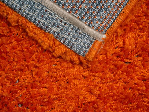 Mono Carpet , Kusový koberec Efor Shaggy 3419 Orange, 120x170, oranžová, obývacia izba