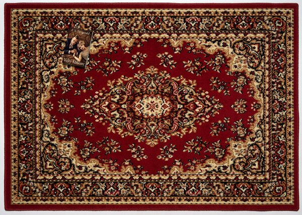 Spoltex, Kusový koberec Samira New Red 12001-011, 60x110, červená, chodba / predsieň