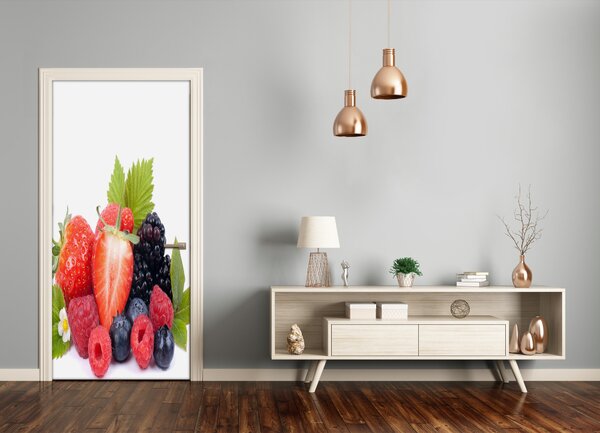 Fototapeta na dvere samolepiace lesné ovocie 75x205 cm