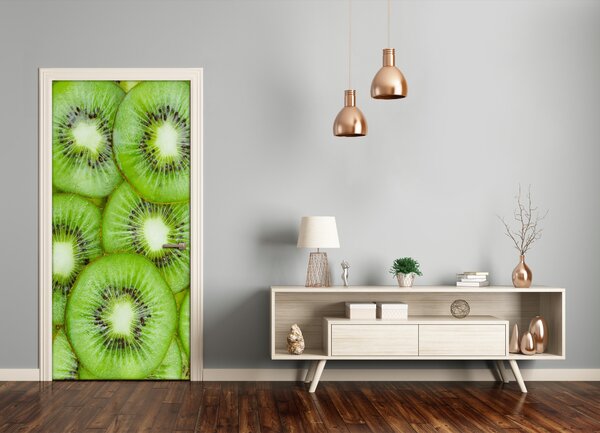 Fototapeta na dvere do domu samolepiace kiwi 85x205 cm