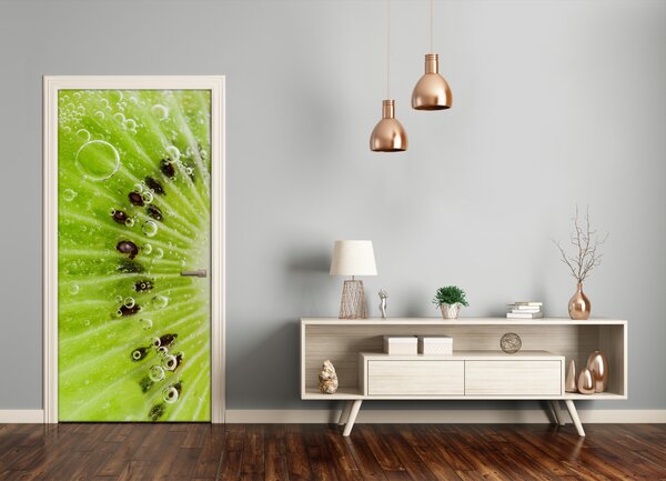 Fototapeta na dvere do domu samolepiace kiwi 95x205 cm