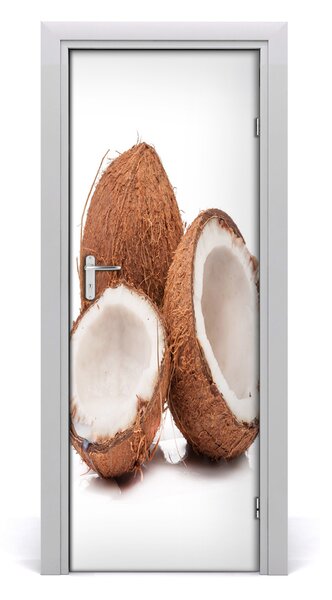 Fototapeta na dvere do domu samolepiace kokos 95x205 cm