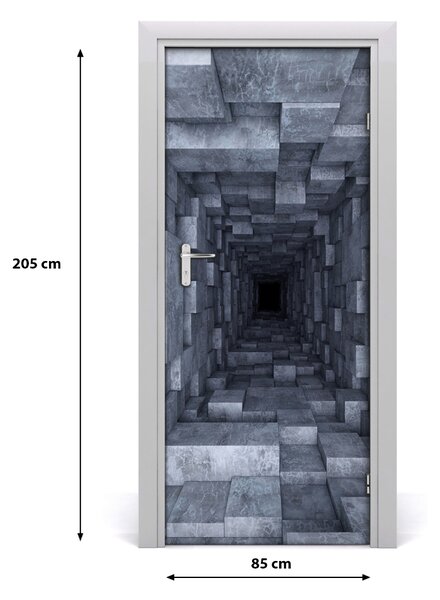 Samolepiace fototapety na dvere tunel 85x205 cm