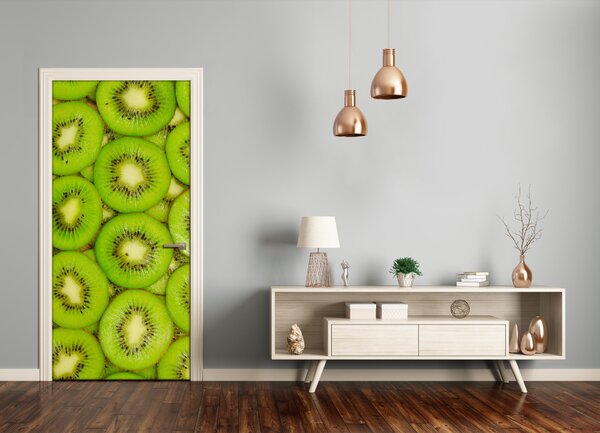 Fototapeta na dvere do domu samolepiace kiwi 85x205 cm
