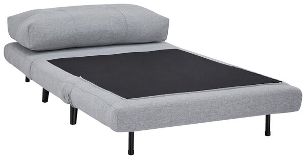 ROZKLADACIE KRESLO, textil, svetlosivá Ti'me - Sedačky