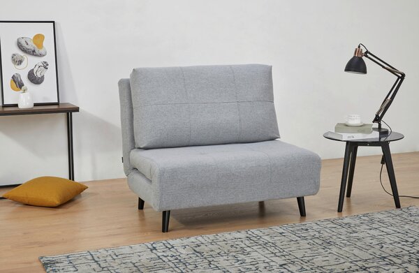 ROZKLADACIE KRESLO, textil, svetlosivá Ti'me - Sedačky
