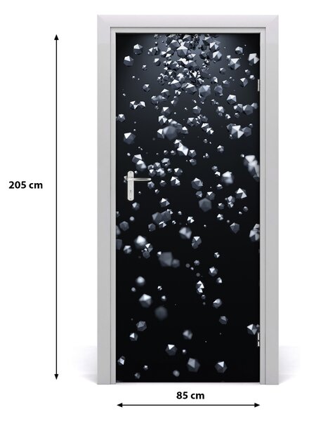 Samolepiace fototapety na dvere abstrakcie 3D 85x205 cm