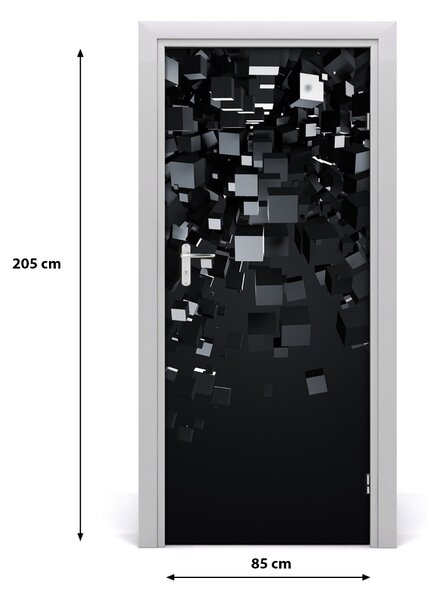 Samolepiace fototapety na dvere abstrakcie 3D 85x205 cm