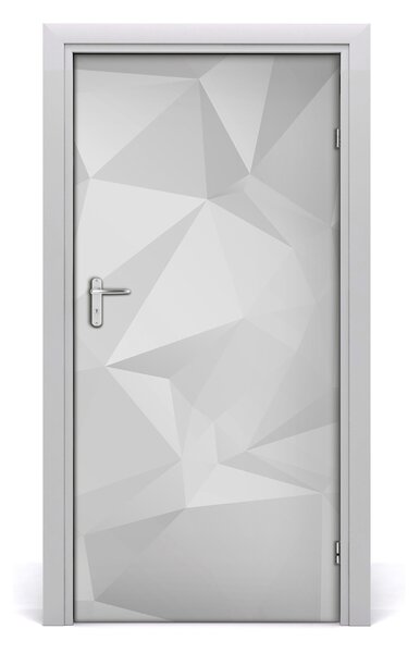 Samolepiace fototapety na dvere abstrakcie trojuholníky 95x205 cm