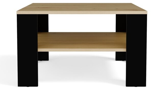 TP Living Konferenčný stolík Lawa Square 68 cm dub artisan/čierny