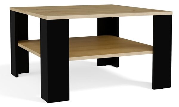 TP Living Konferenčný stolík Lawa Square 68 cm dub artisan/čierny