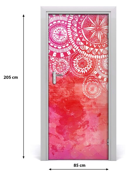 Samolepiace fototapety na dvere ornamenty 85x205 cm