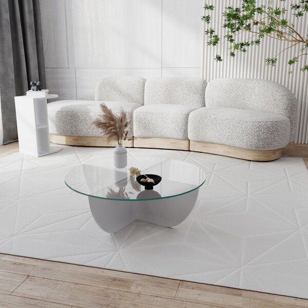 Kalune Design Konferenčný stolík Lily biely