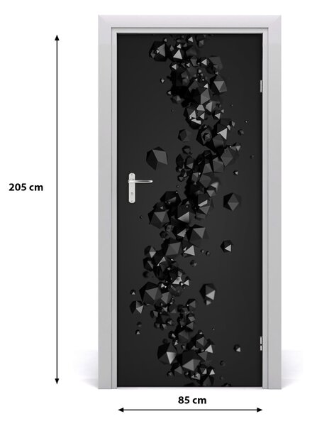 Samolepiace fototapety na dvere abstrakcie 3D 85x205 cm