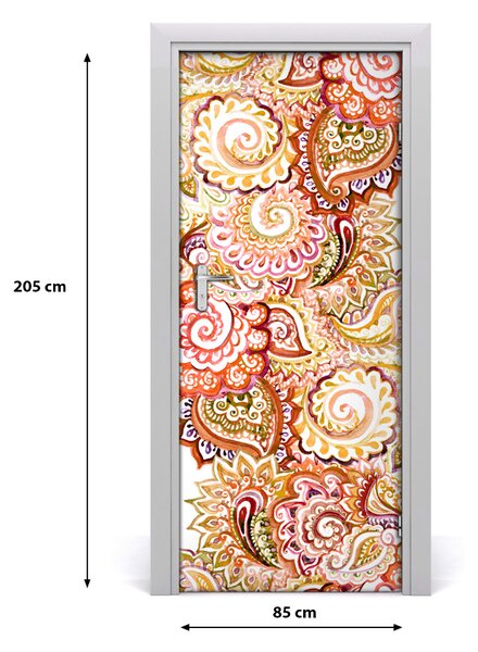 Samolepiace fototapety na dvere ornamenty 85x205 cm