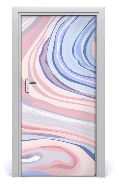 Samolepiace fototapety na dvere abstrakcie vlny 95x205 cm