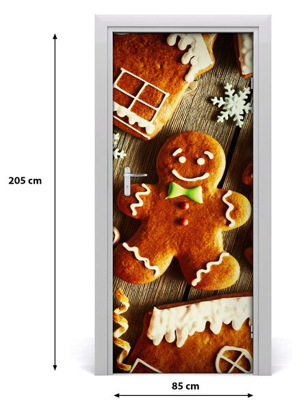 Samolepiace fototapety na dvere perník 85x205 cm