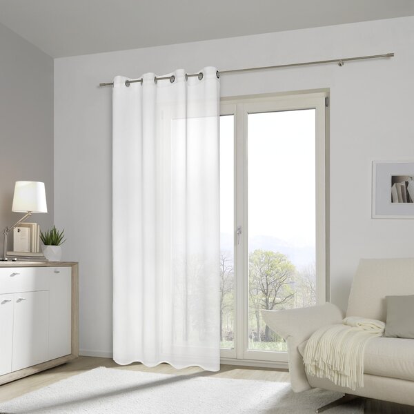 ZÁVES S OČKAMI, priehľadné, 140/245 cm Boxxx - Záclony & závesy