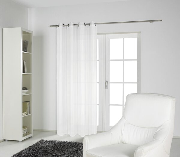 ZÁVES S OČKAMI, priehľadné, 140/245 cm Boxxx - Záclony & závesy