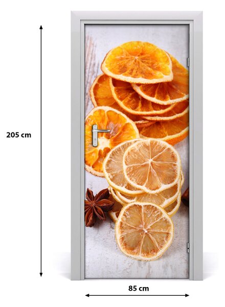 Samolepiace fototapety na dvere vôňa sviatkov 85x205 cm