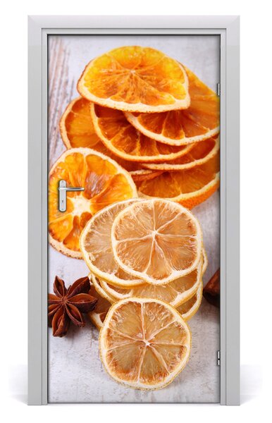 Samolepiace fototapety na dvere vôňa sviatkov 95x205 cm