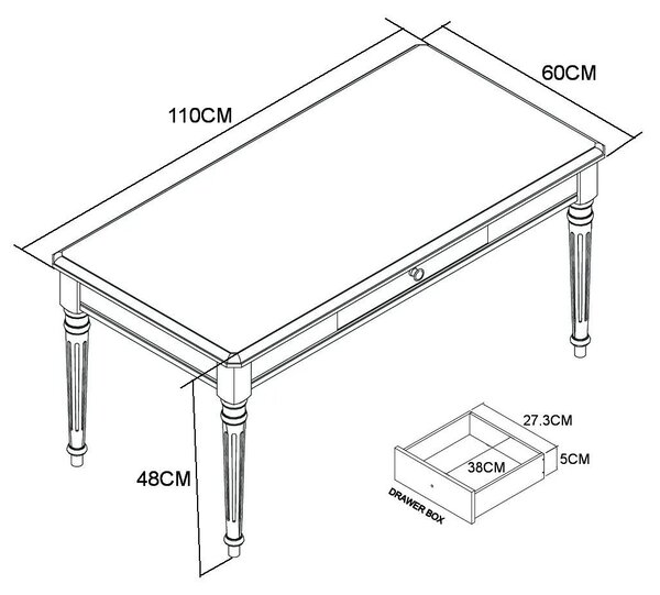 LivinHill Konferenčný stolík Limena 110 cm z masívu hnedý/slonovinový